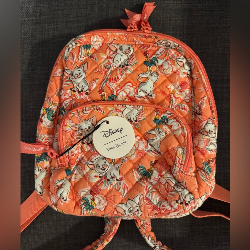 Disney Vera Bradley - MOANA Quilted Mini Backpack